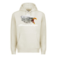 Oatmeal Heather the screaming eagle Premium Hoodie - artisFamous