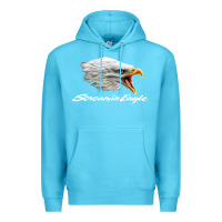 Ocean Blue the screaming eagle Premium Hoodie - artisFamous