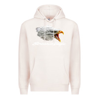Pale Pink the screaming eagle Premium Hoodie - artisFamous