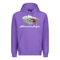 Purple the screaming eagle Premium Hoodie - artisFamous