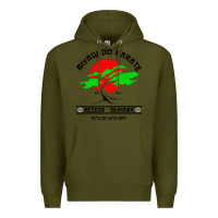Army Green MIYAGY DO KARATE Premium Hoodie - artisFamous