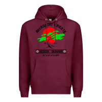 Burgundy MIYAGY DO KARATE Premium Hoodie - artisFamous