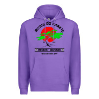 Purple MIYAGY DO KARATE Premium Hoodie - artisFamous