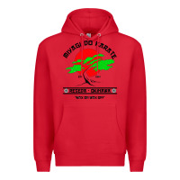 Red MIYAGY DO KARATE Premium Hoodie - artisFamous