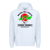 White MIYAGY DO KARATE Premium Hoodie - artisFamous