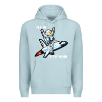 Blue Mist dogecoin hodl to the moon Premium Hoodie - artisFamous