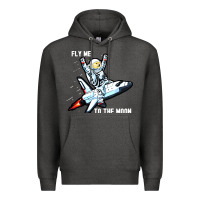 Charcoal Heather dogecoin hodl to the moon Premium Hoodie - artisFamous