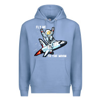 Colony Blue dogecoin hodl to the moon Premium Hoodie - artisFamous
