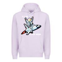 Lilac dogecoin hodl to the moon Premium Hoodie - artisFamous