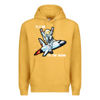 Mustard dogecoin hodl to the moon Premium Hoodie - artisFamous