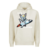 Oatmeal Heather dogecoin hodl to the moon Premium Hoodie - artisFamous