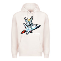 Pale Pink dogecoin hodl to the moon Premium Hoodie - artisFamous