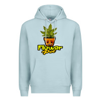 Blue Mist flower pot funny weed Premium Hoodie - artisFamous