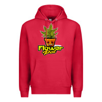 Cardinal flower pot funny weed Premium Hoodie - artisFamous