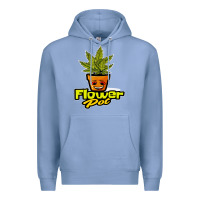Colony Blue flower pot funny weed Premium Hoodie - artisFamous