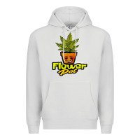 Dove Grey flower pot funny weed Premium Hoodie - artisFamous