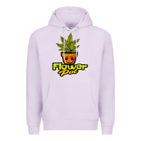 Lilac flower pot funny weed Premium Hoodie - artisFamous
