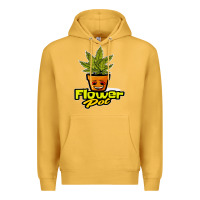 Mustard flower pot funny weed Premium Hoodie - artisFamous