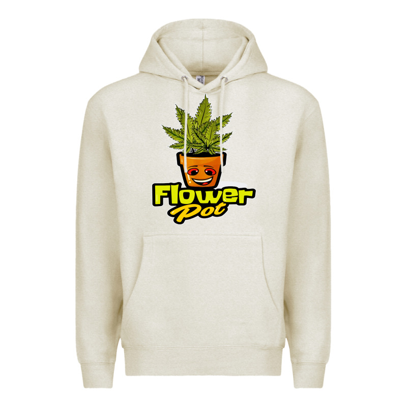 Flower Pot Funny Weed Premium Hoodie by artisFamous | Teevron