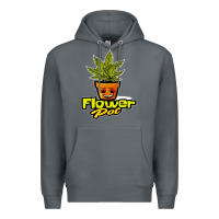 Rock flower pot funny weed Premium Hoodie - artisFamous