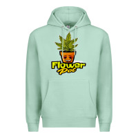 Seafoam flower pot funny weed Premium Hoodie - artisFamous