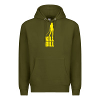 Army Green kill bill uma Premium Hoodie - artisFamous