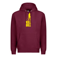 Burgundy kill bill uma Premium Hoodie - artisFamous