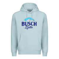 Blue Mist Vintage Busch Light Busch Latte Premium Hoodie - artisFamous