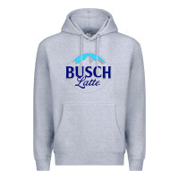 Heather Grey Vintage Busch Light Busch Latte Premium Hoodie - artisFamous