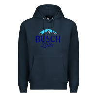 Navy Vintage Busch Light Busch Latte Premium Hoodie - artisFamous