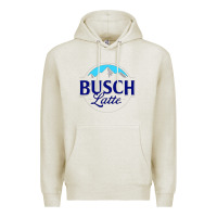 Oatmeal Heather Vintage Busch Light Busch Latte Premium Hoodie - artisFamous