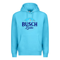 Ocean Blue Vintage Busch Light Busch Latte Premium Hoodie - artisFamous
