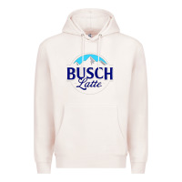 Pale Pink Vintage Busch Light Busch Latte Premium Hoodie - artisFamous