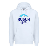White Vintage Busch Light Busch Latte Premium Hoodie - artisFamous