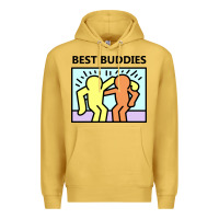 Antique Gold best buddies Premium Hoodie - artisFamous