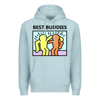 Blue Mist best buddies Premium Hoodie - artisFamous