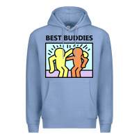 Colony Blue best buddies Premium Hoodie - artisFamous