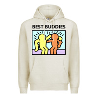 Oatmeal Heather best buddies Premium Hoodie - artisFamous