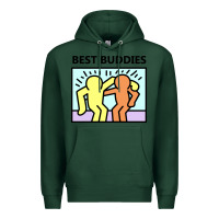 Sports Green best buddies Premium Hoodie - artisFamous