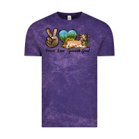 Cloud Purple Peace Love Spanish Goat Vintage Tee - LillyAllenDesigns