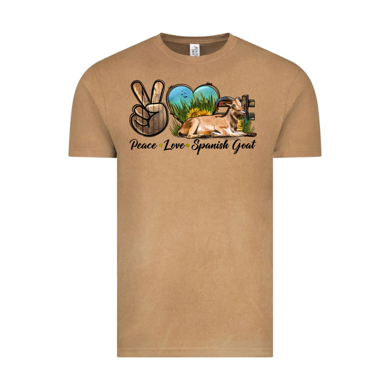 Peace Love Spanish Goat Vintage Tee by LillyAllenDesigns | Teevron