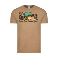 Vintage Coffee Peace Love Spanish Goat Vintage Tee - LillyAllenDesigns