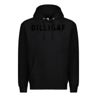 Black dilligaf do i look like  sarcastic humor Premium Hoodie - artisFamous