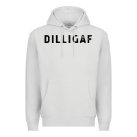 Dove Grey dilligaf do i look like  sarcastic humor Premium Hoodie - artisFamous