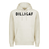 Oatmeal Heather dilligaf do i look like  sarcastic humor Premium Hoodie - artisFamous