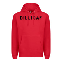 Red dilligaf do i look like  sarcastic humor Premium Hoodie - artisFamous