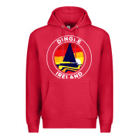 Cardinal dingle ireland vintage sailboat 70s retro sunset Premium Hoodie - artisFamous