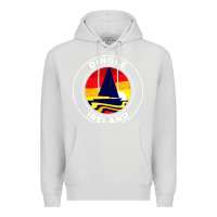Dove Grey dingle ireland vintage sailboat 70s retro sunset Premium Hoodie - artisFamous