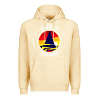 Pina Colada dingle ireland vintage sailboat 70s retro sunset Premium Hoodie - artisFamous