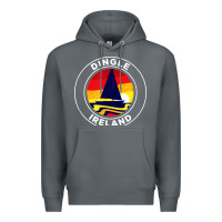 Dingle Ireland Vintage Sailboat 70s Retro Sunset Premium Hoodie | Teevron